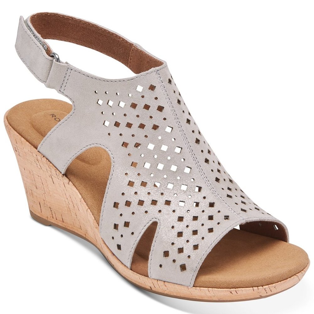 Rockport Leather Wedges Brand New 10M